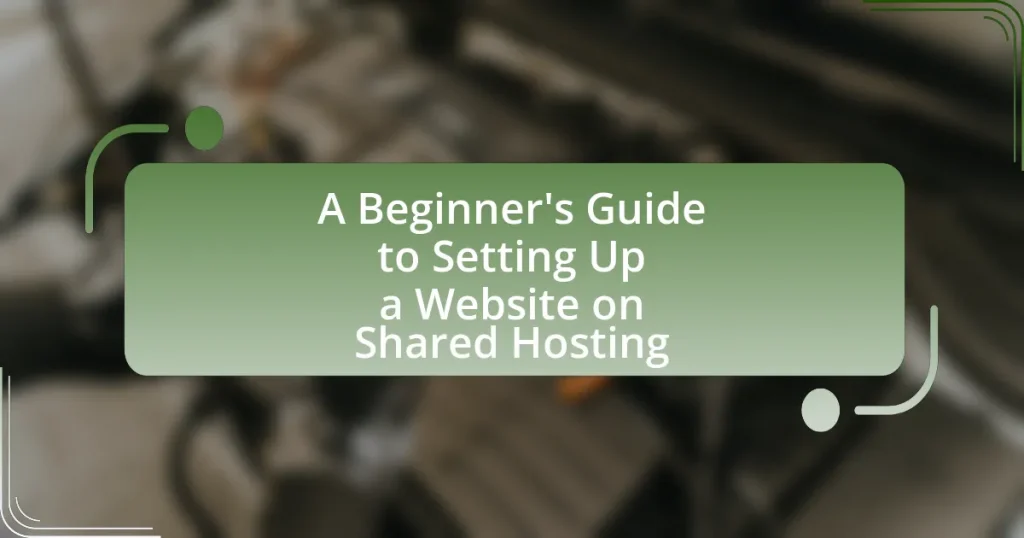 A Beginner’s Guide to Setting Up a Website on Shared Hosting