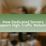 How Dedicated Servers Support High-Traffic Websites