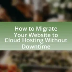 How to Migrate Your Website to Cloud Hosting Without Downtime