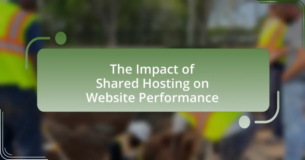 The Impact of Shared Hosting on Website Performance