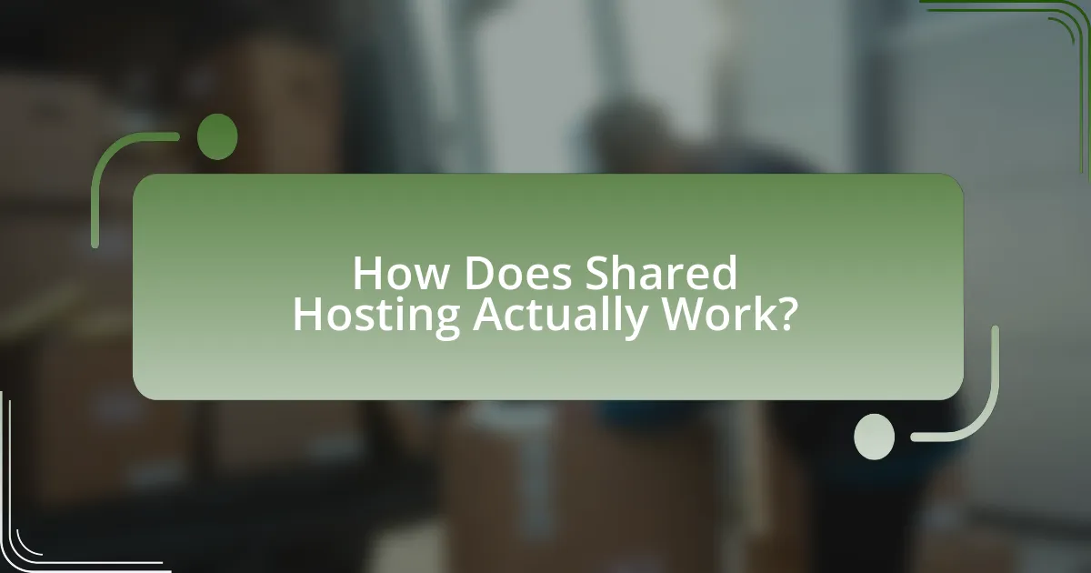 How Does Shared Hosting Actually Work?