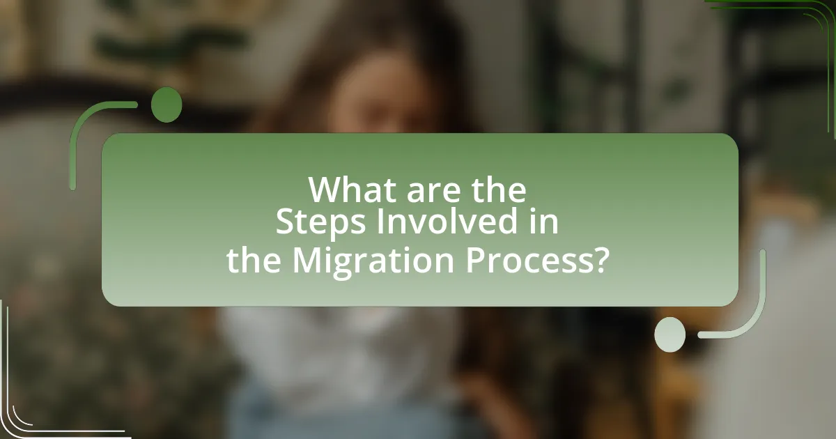 What are the Steps Involved in the Migration Process?